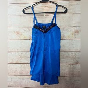 Nicole Miller Blue Blouse